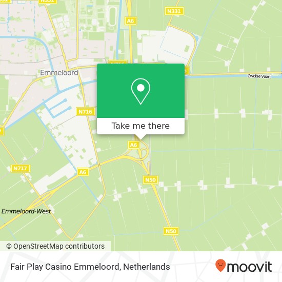 Fair Play Casino Emmeloord map