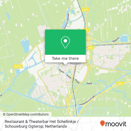 Restaurant & Theaterbar Het Schellinkje / Schouwburg Ogterop Karte