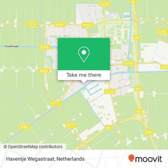 Haventje Wegastraat map