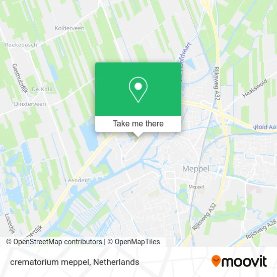 crematorium meppel map
