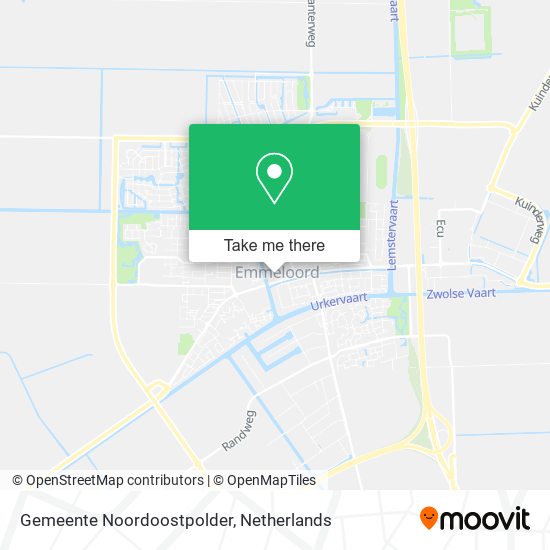 Gemeente Noordoostpolder map