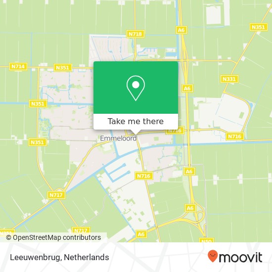 Leeuwenbrug map