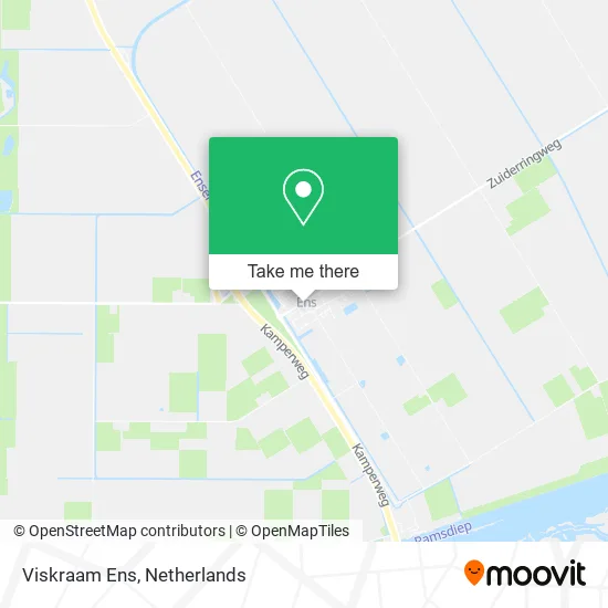 Viskraam Ens map