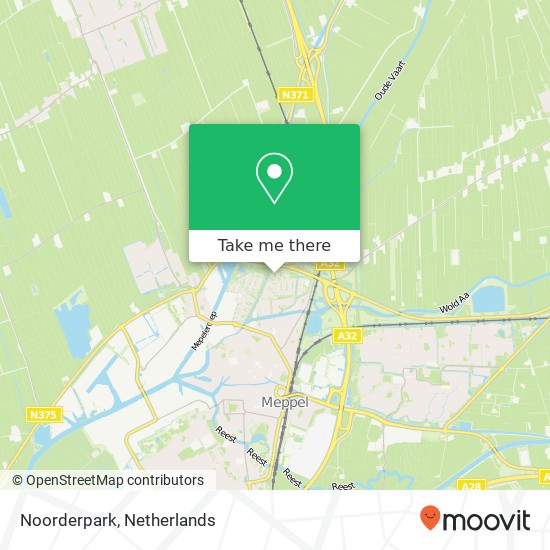 Noorderpark map