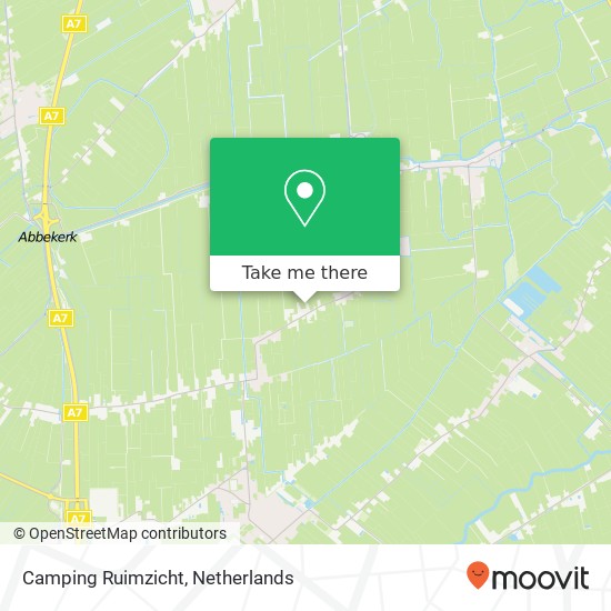 Camping Ruimzicht map