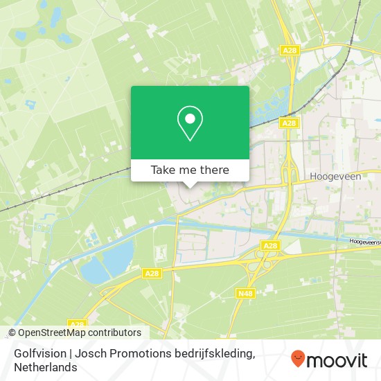 Golfvision | Josch Promotions bedrijfskleding Karte