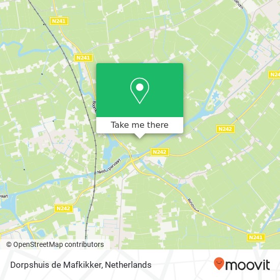 Dorpshuis de Mafkikker Karte