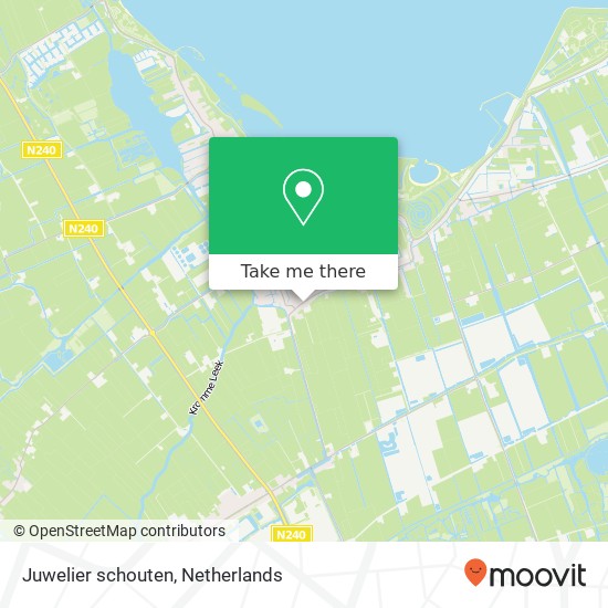 Juwelier schouten map