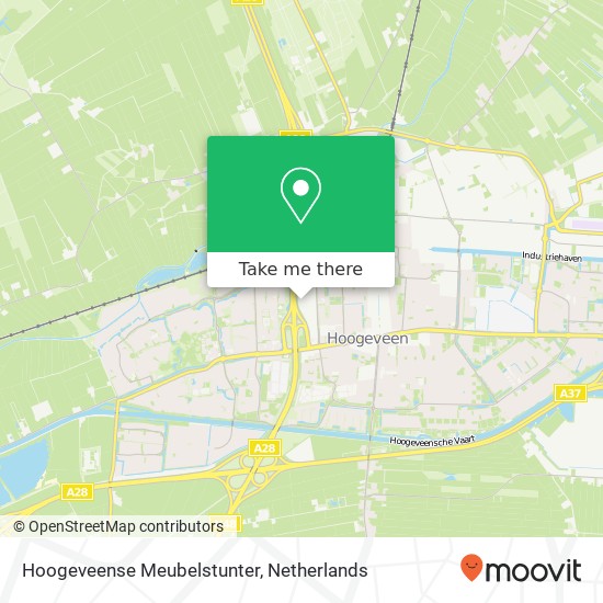 Hoogeveense Meubelstunter Karte