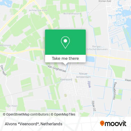 Alvons *Veenoord* map