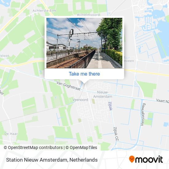 How to get to Station Nieuw in by Train or