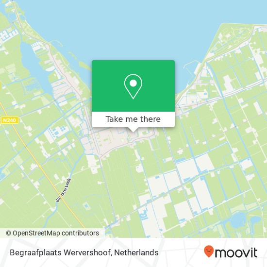 Begraafplaats Wervershoof map