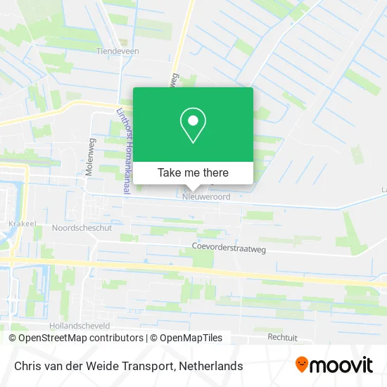 Chris van der Weide Transport map