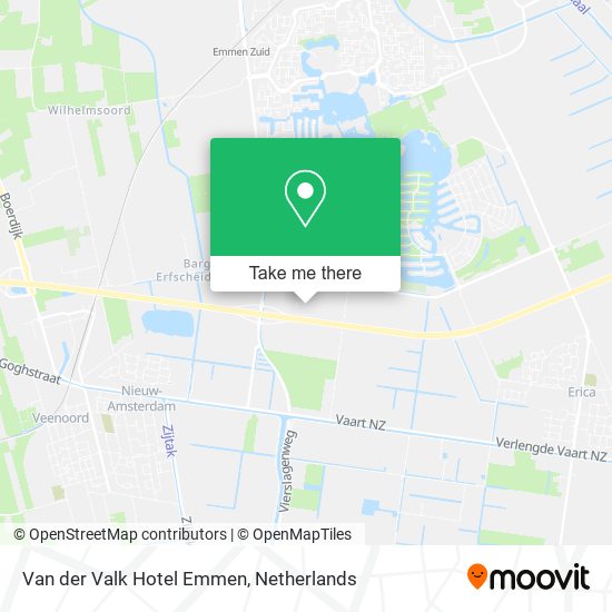 Van der Valk Hotel Emmen map