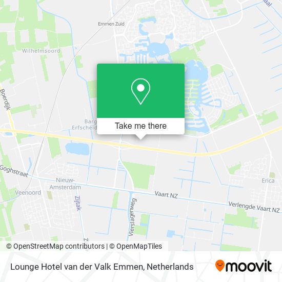 Lounge Hotel van der Valk Emmen map