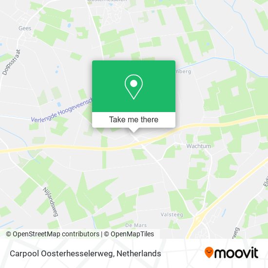 Carpool Oosterhesselerweg map