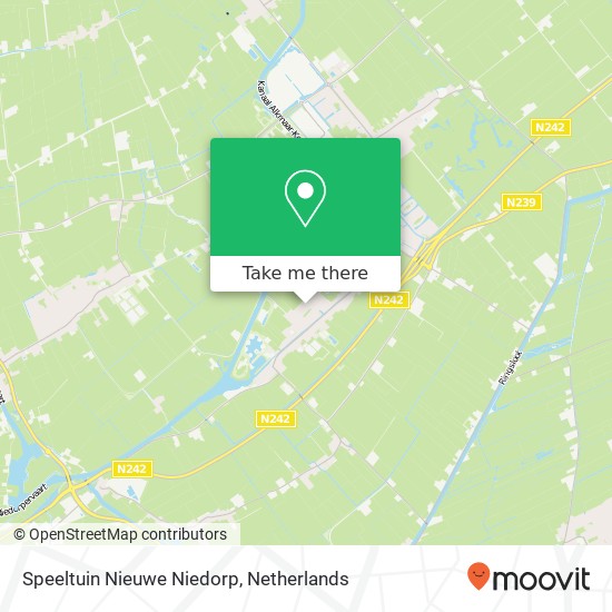 Speeltuin Nieuwe Niedorp map