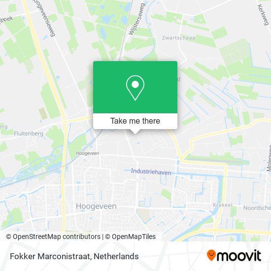 Fokker Marconistraat map