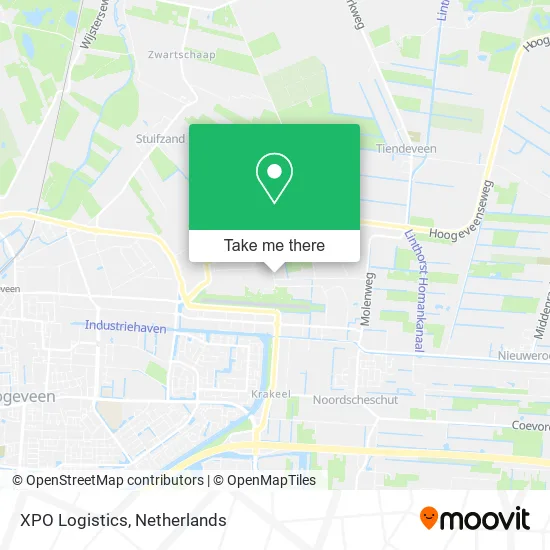 XPO Logistics map