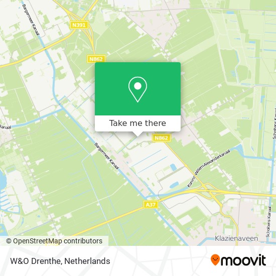 W&O Drenthe Karte