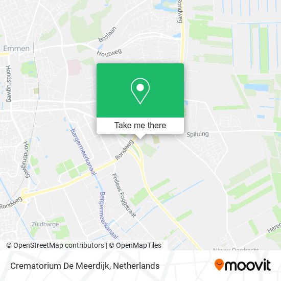 Crematorium De Meerdijk map