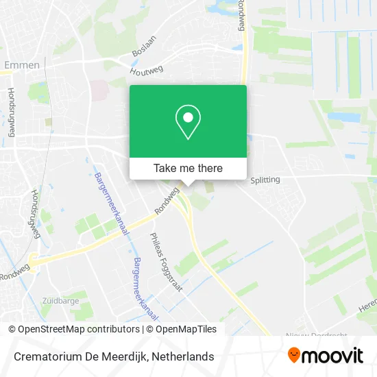 Crematorium De Meerdijk Karte