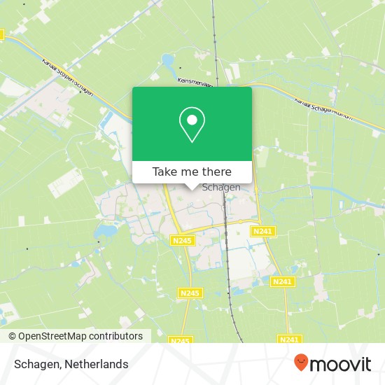 Schagen map