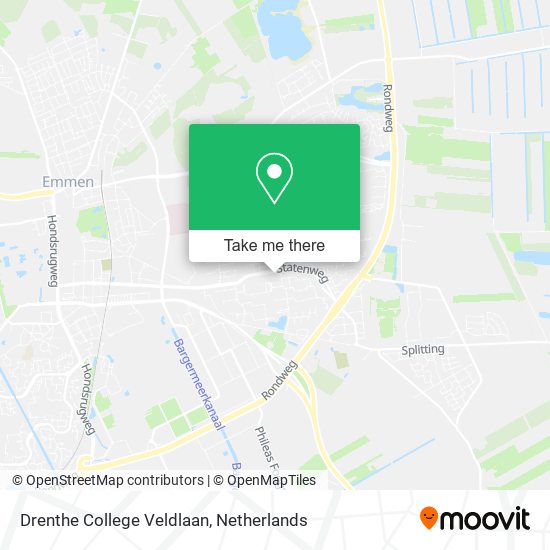 Drenthe College Veldlaan Karte