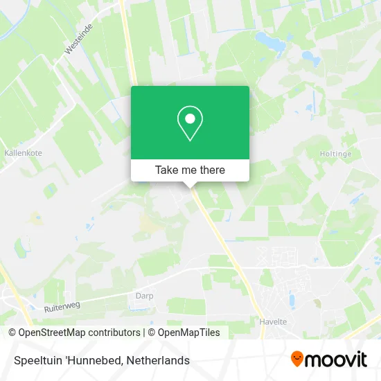 Speeltuin 'Hunnebed map