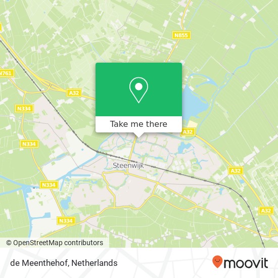 de Meenthehof map