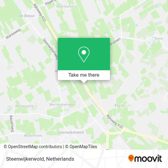 Steenwijkerwold map