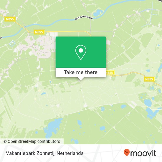 Vakantiepark Zonnetij map