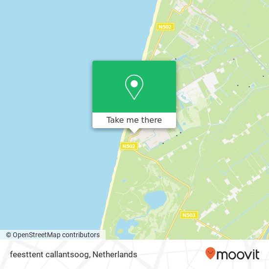 feesttent callantsoog map
