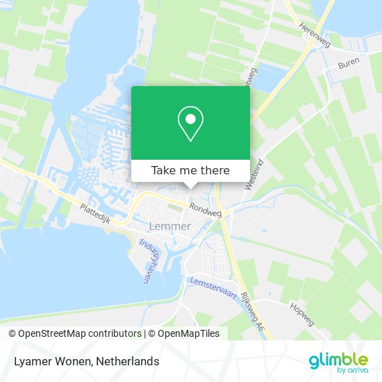 Lyamer Wonen map