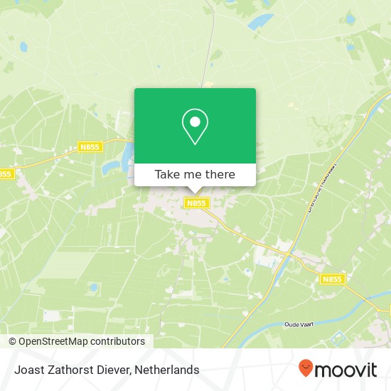 Joast Zathorst Diever map