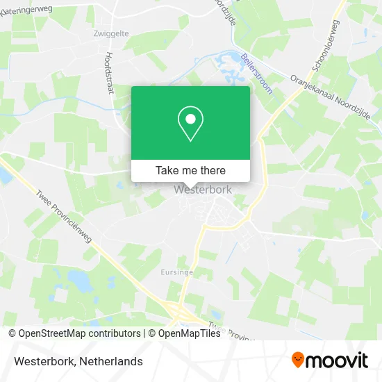 Westerbork map