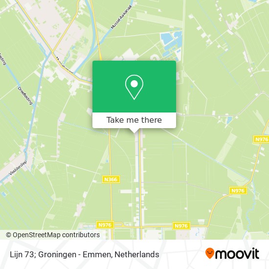 Lijn 73; Groningen - Emmen map