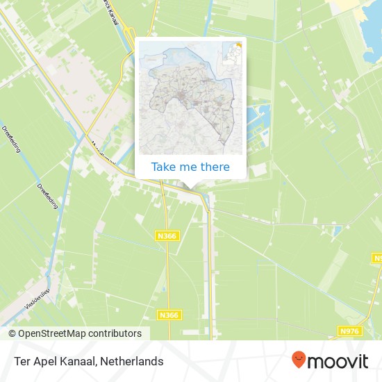 Ter Apel Kanaal map