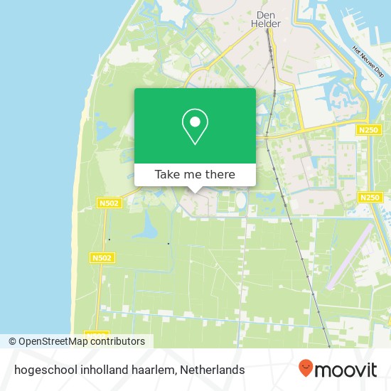 hogeschool inholland haarlem map