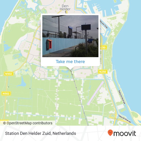 Station Den Helder Zuid map