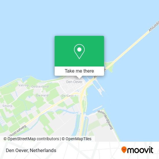 Den Oever map