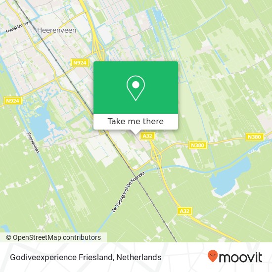 Godiveexperience Friesland map