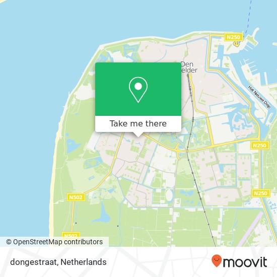 dongestraat map