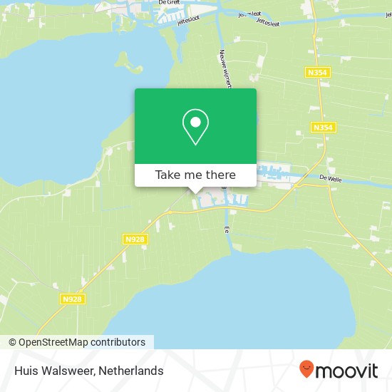 Huis Walsweer map