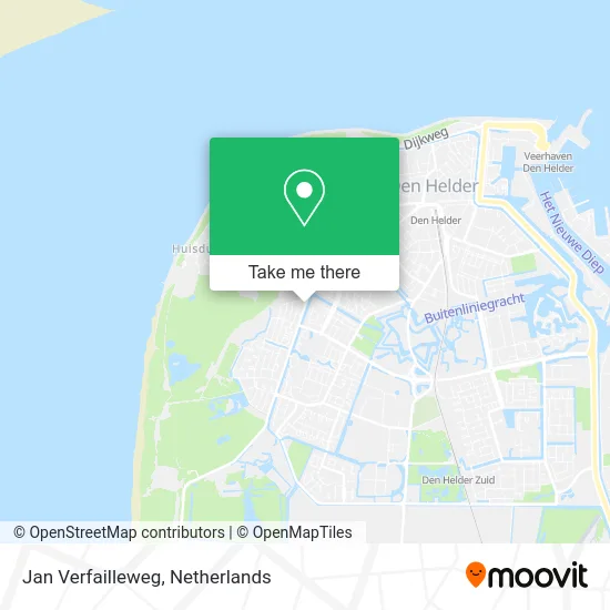 Jan Verfailleweg map