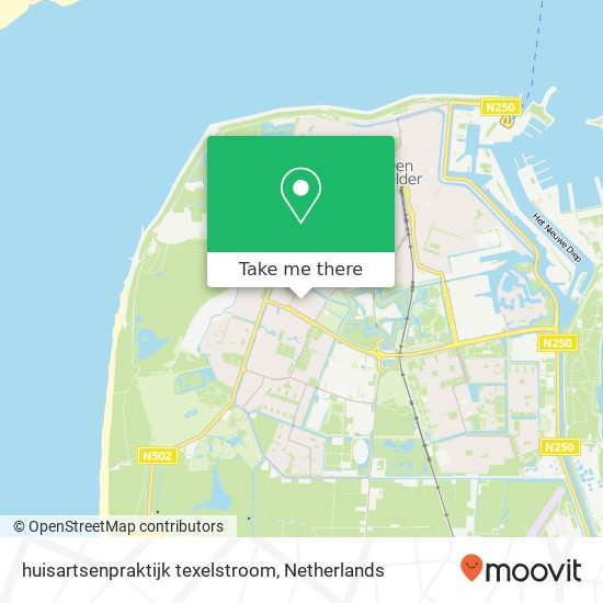 huisartsenpraktijk texelstroom map