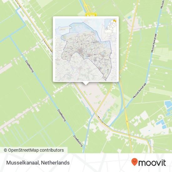 Musselkanaal map