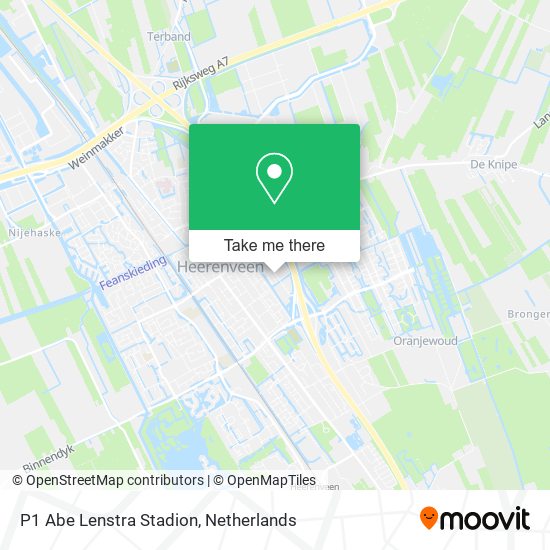 P1 Abe Lenstra Stadion map