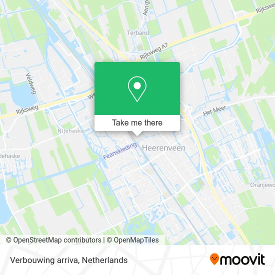 Verbouwing arriva map