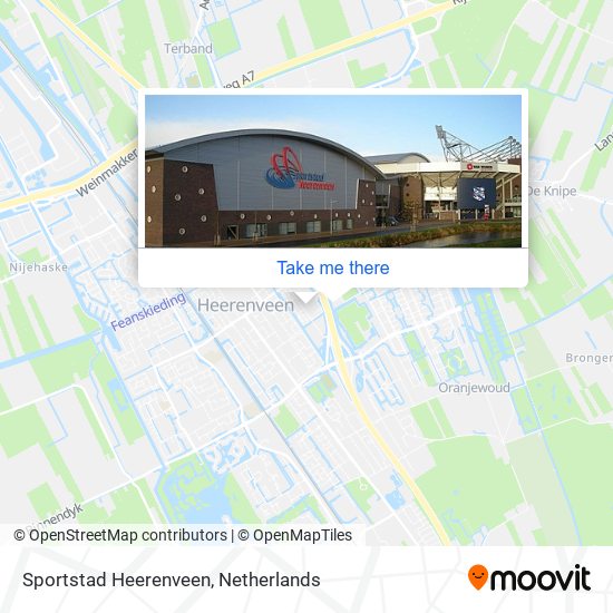 Sportstad Heerenveen map